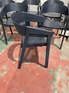 Charming Blue Wooden Chair - Good Condition!