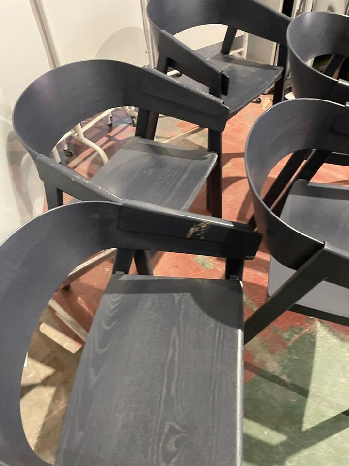 Charming Blue Wooden Chair - Good Condition!