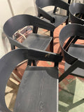 Charming Blue Wooden Chair - Good Condition!